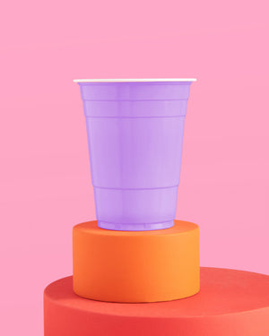 Lavender Haze Cups - 50 matte 16 oz cups