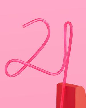 21 Forever Pack - sash, straw + banner