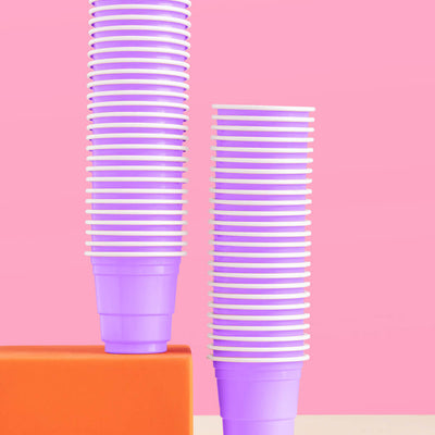 Lavender Haze Shot Glasses - 50 plastic shot glasses