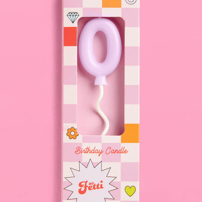 #0 Birth-YAY Candle - pastel bubble candle