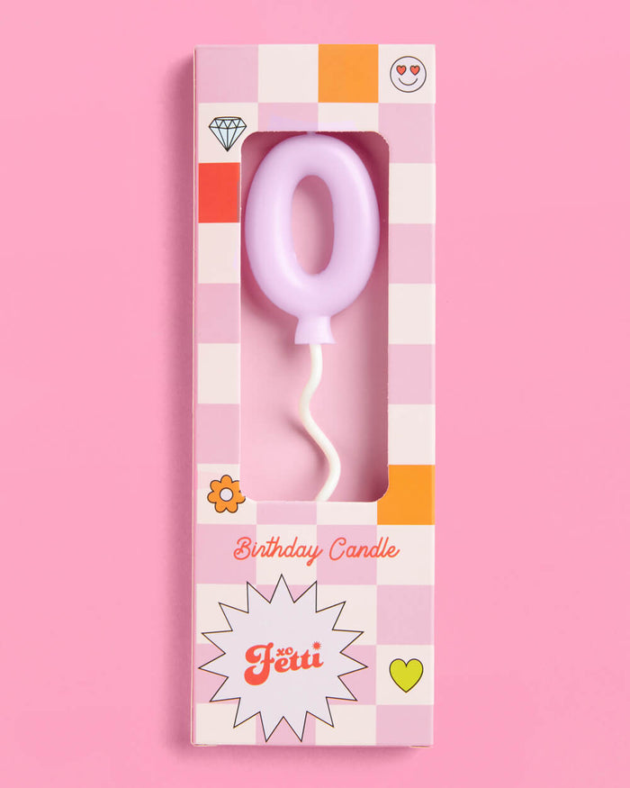 #0 Birth-YAY Candle - pastel bubble candle