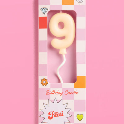 #9 Birth-YAY Candle - pastel bubble candle