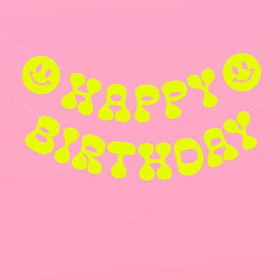 Rave Girl Banner - matte neon banner