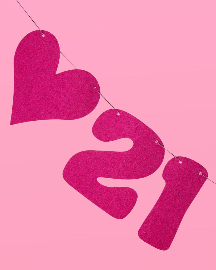 21 Forever Pack - sash, straw + banner