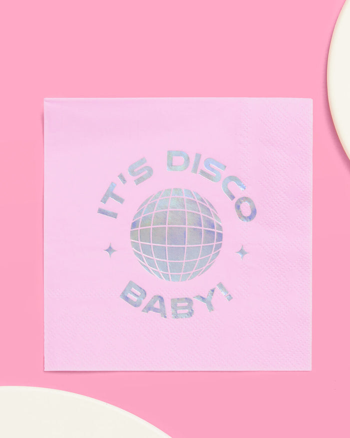 It's Disco, Baby! Napkin - 25 foil napkins