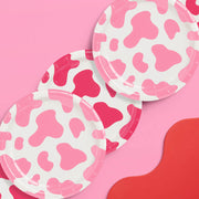 Pink Hoedown Plates - 24 paper plates