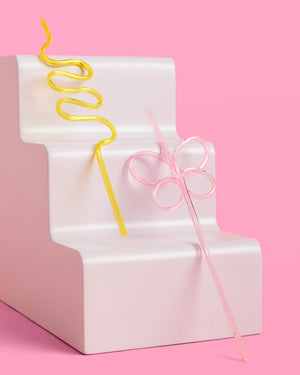 Pastel Party Straws - 20 reusable straws