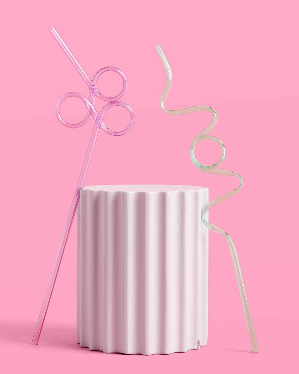 Pastel Party Straws - 20 reusable straws