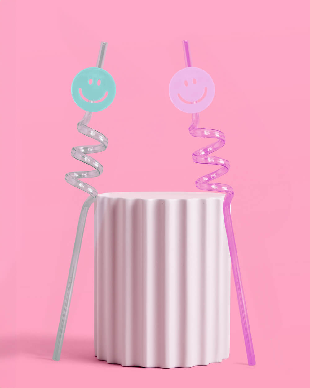 Smiley Straws - 16 reusable straws