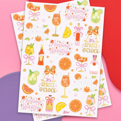 Spritz Tattoos - 2 sheet temporary tattoo set