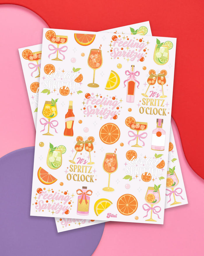 Spritz Tattoos - 2 sheet temporary tattoo set