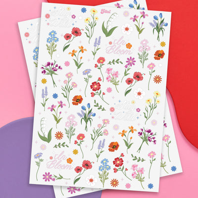 Wildflower Tats - 104 temporary tattoos