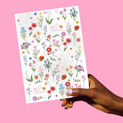 Wildflower Tats - 104 temporary tattoos