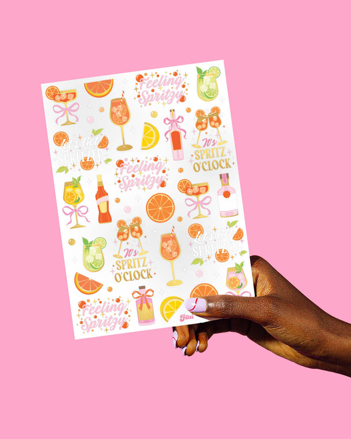 Spritz Tattoos - 2 sheet temporary tattoo set