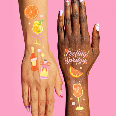 Spritz Tattoos - 2 sheet temporary tattoo set