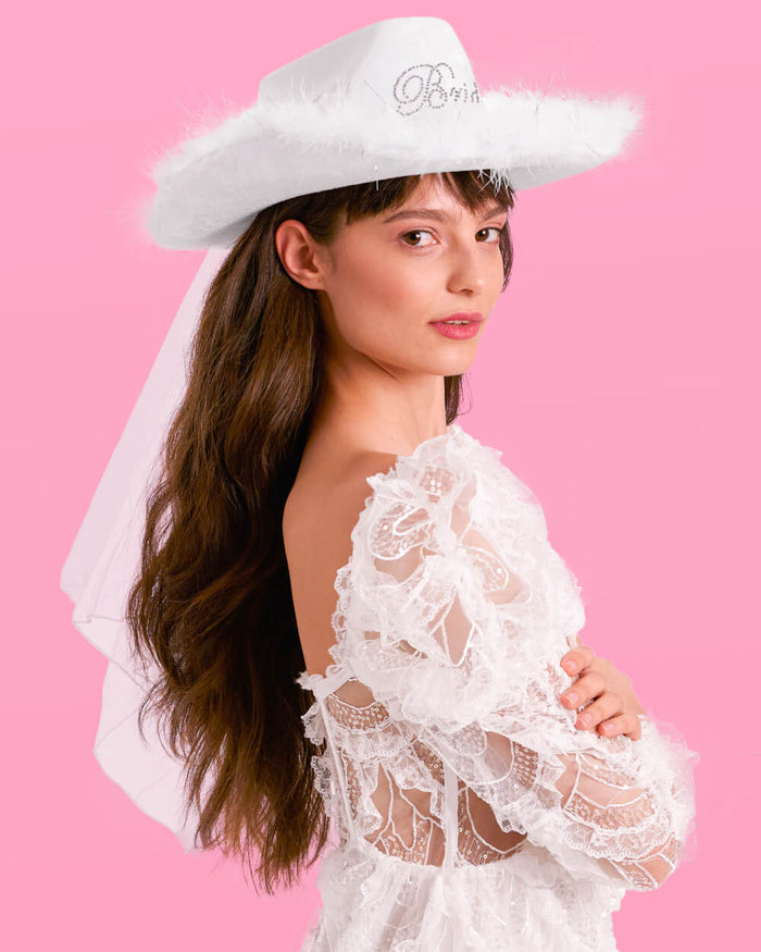 Last Rodeo Hat - bride cowgirl hat
