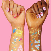 Last Toast Tats - 50 foil temporary tattoos