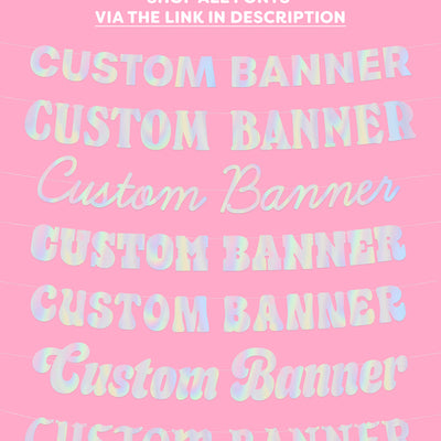 Pretty Custom Banner - customizable banner