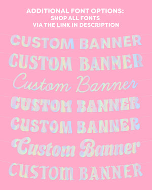 Groovy Custom Banner - customizable banner
