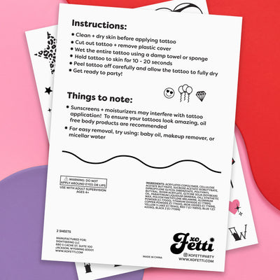 Trophy Wife Tats - 56 temporary tattoos