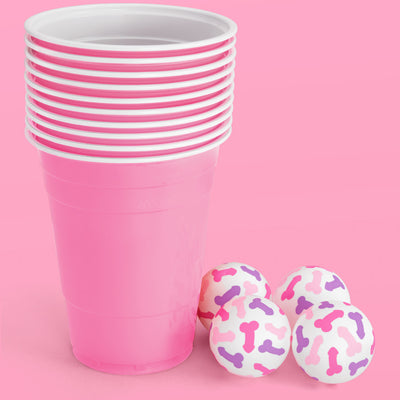 The Pink Pong Pack - 50 cups + 4 pong balls