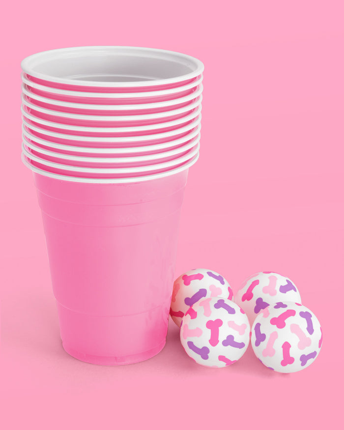 The Pink Pong Pack - 50 cups + 4 pong balls