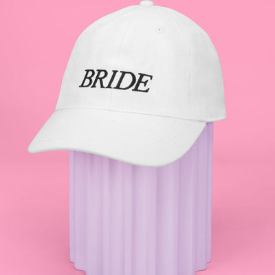 Bride Baseball Hat - embroidered cotton hat