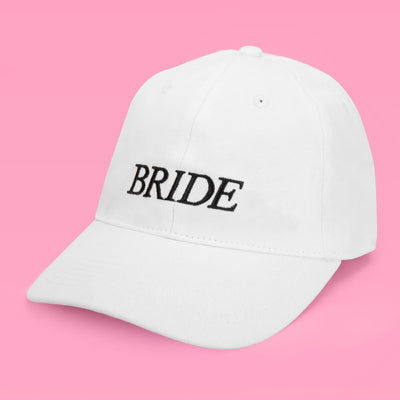 Bride Baseball Hat - embroidered cotton hat