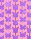Butterfly Curtain - matte purple foil curtain