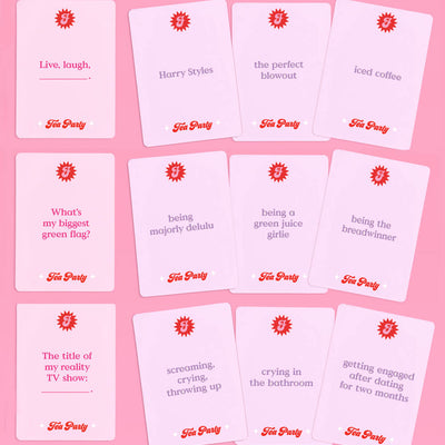 What's the Tea? Game - group card game