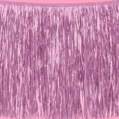 Lavender Haze Fringe - light purple foil banner