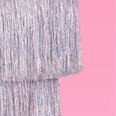 Shimmer Chandelier - iridescent foil chandelier