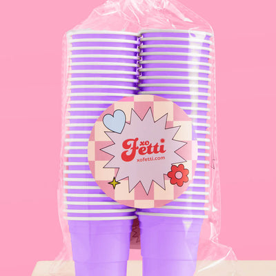 Lavender Haze Shot Glasses - 50 plastic shot glasses