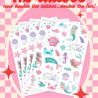 Mermazing Tats - 112 temporary tattoos