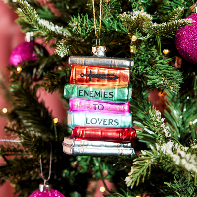 Enemies to Lovers Ornament - glass ornament