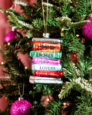 Enemies to Lovers Ornament - glass ornament