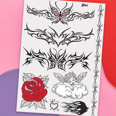 Tatted Up Tats - 28 temporary tattoos