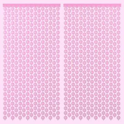 Pink Disco Curtain - iridescent foil curtain