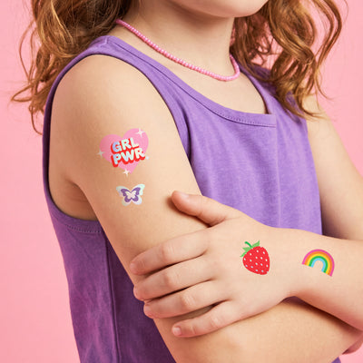 Girl Power Temporary Tattoos - 112 temporary tattoos