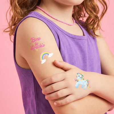 Glitter Unicorn Tattoos - 180 temporary tattoos