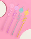 Smiley Straws - 16 reusable straws