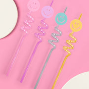 Smiley Straws - 16 reusable straws
