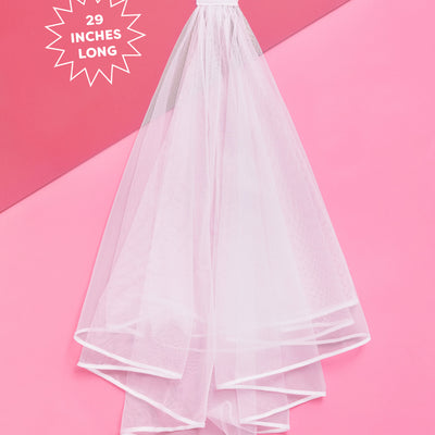 Classic Bride Veil - double layered bridal veil