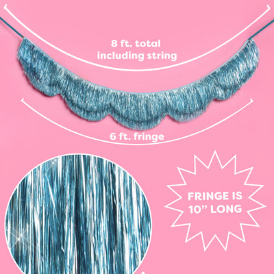 Coastal Scallop Fringe - scalloped banner