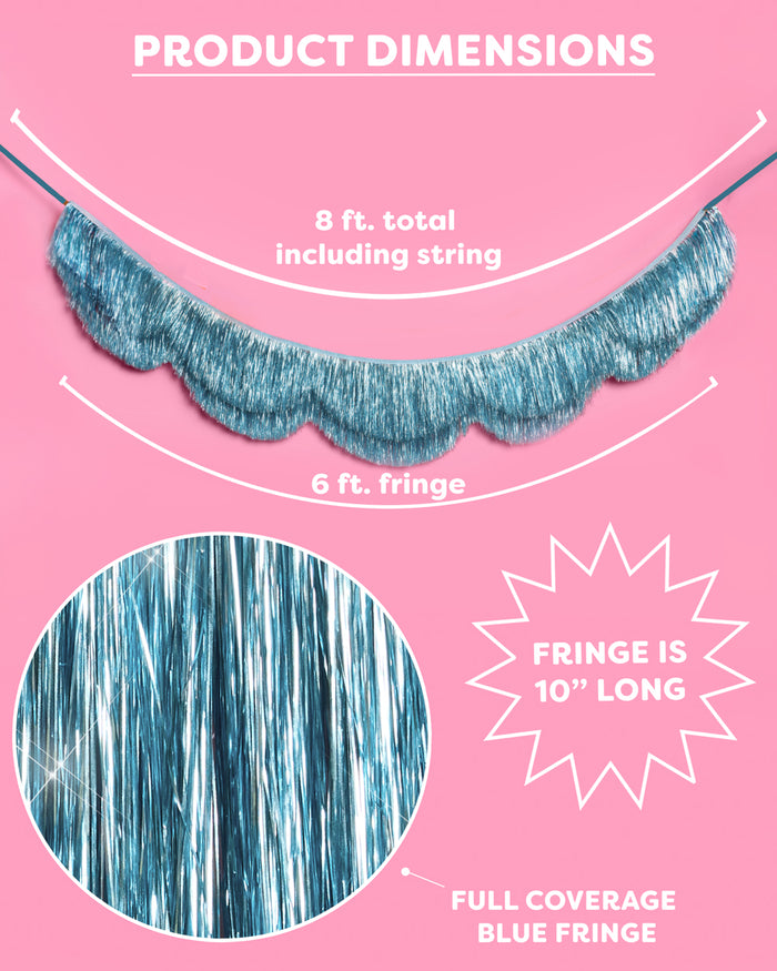 Coastal Scallop Fringe - scalloped banner