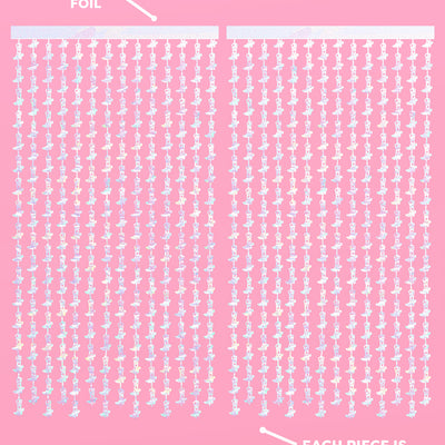 Pink Cowgirl Curtain Pack - cowgirl boot + fringe curtains