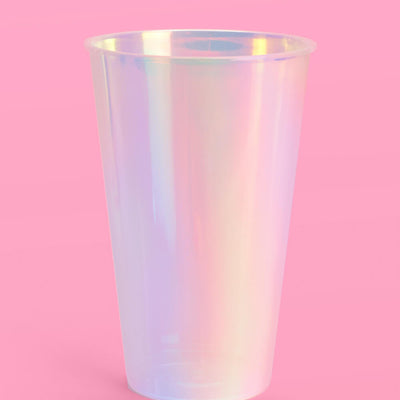 Iridescent Cups - 16 iridescent 16oz cups