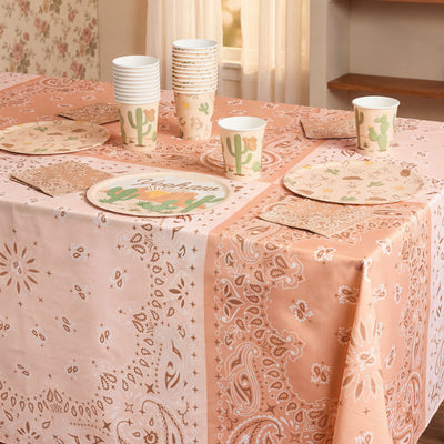 Wild Wild West Tablecloth - washable table cover