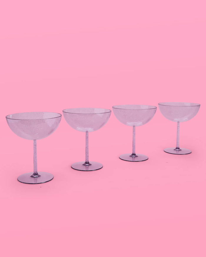It's Disco, Baby! Coupe Set - 4 plastic glasses