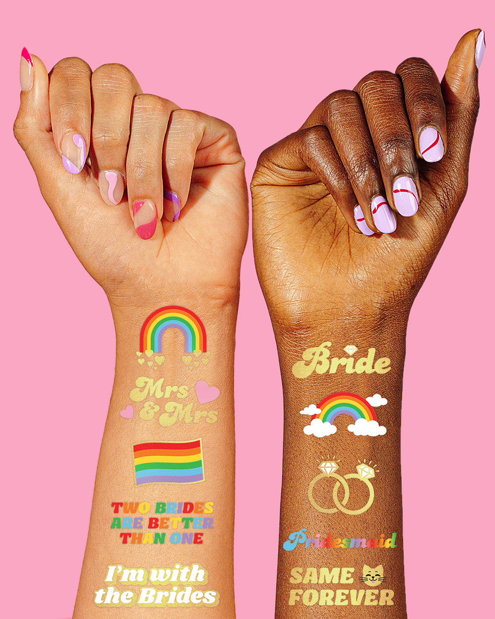 Bride Pride Pack - sash, tattoos + gems